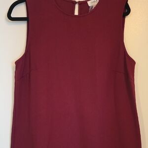 Gilli Sleeveless Burgundy Dress
